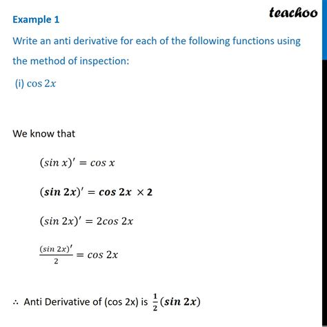 antiderivative cos2x